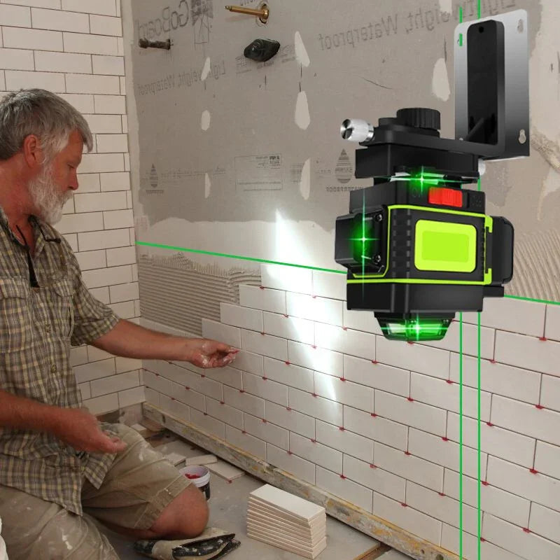 📢📢49% OFF !! ⏰16 Lines Green Light Laser Level Self Leveling Tool🎉