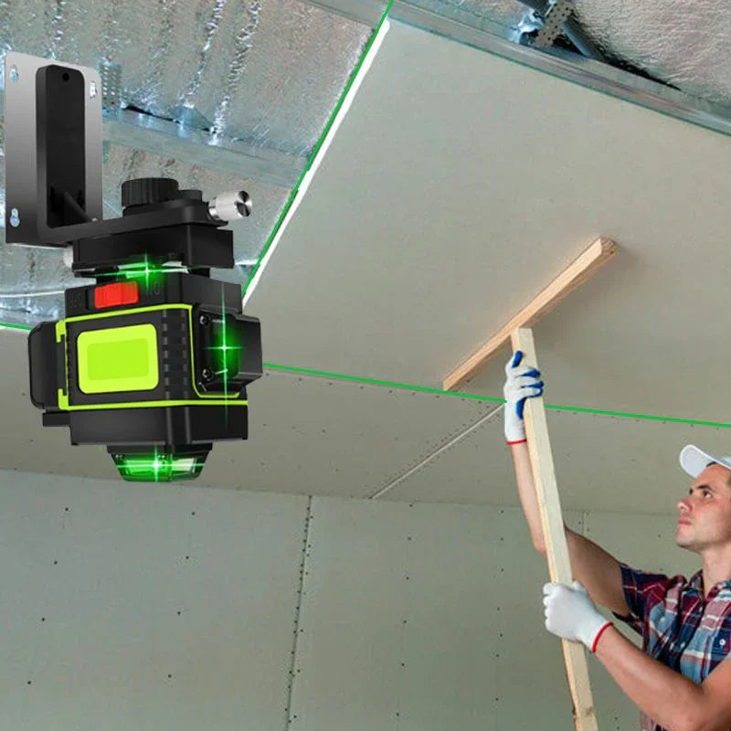 📢📢49% OFF !! ⏰16 Lines Green Light Laser Level Self Leveling Tool🎉