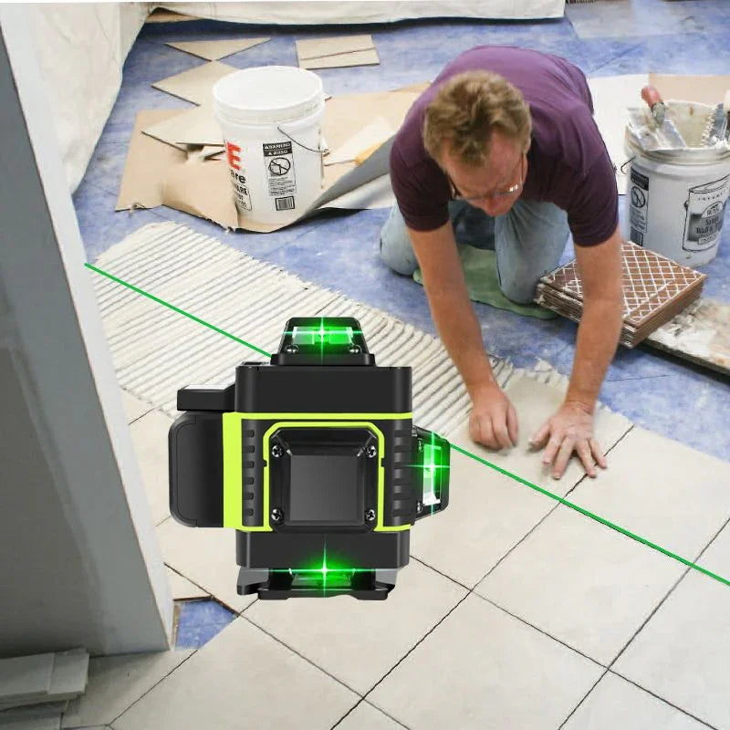📢📢49% OFF !! ⏰16 Lines Green Light Laser Level Self Leveling Tool🎉
