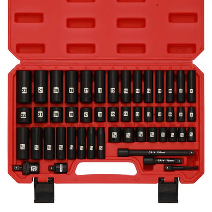 49-Piece Drive Impact Socket Set