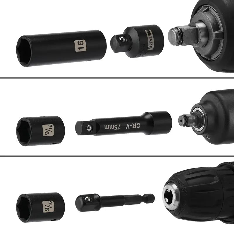 49-Piece Drive Impact Socket Set