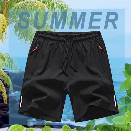 💎 -49% ON MEN'S ELASTIC SUMMER SHORTS! 💎 Breathable, Zippered Pockets & Stretch Fit🩳❄️