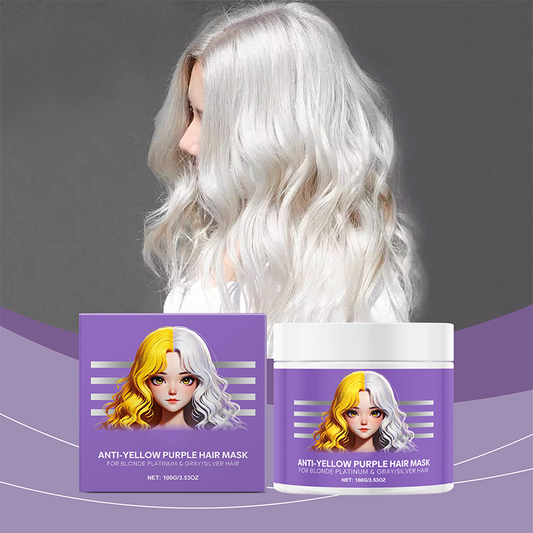 Anti-Yellowing Purple Hair Mask🎨Say goodbye to Red Highlights!