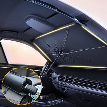 🚗 49% OFF ! ☀️ Car Sunshade – Effective Heat Insulation, UV Block & Easy Foldable Auto Windshield Protector