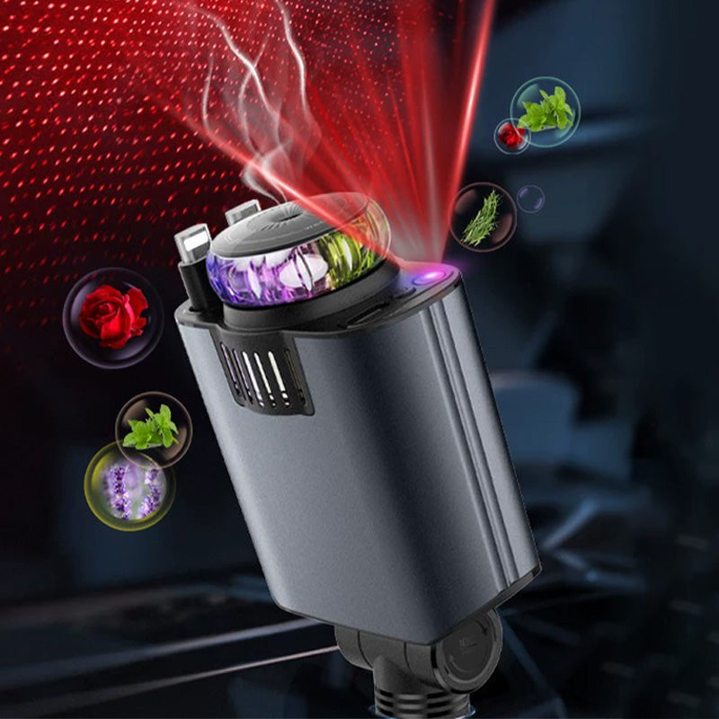 🔋Limited Time Promotion 49% OFF⚡5-in-1 Charger & Aroma Diffuser & Starlight Ceiling