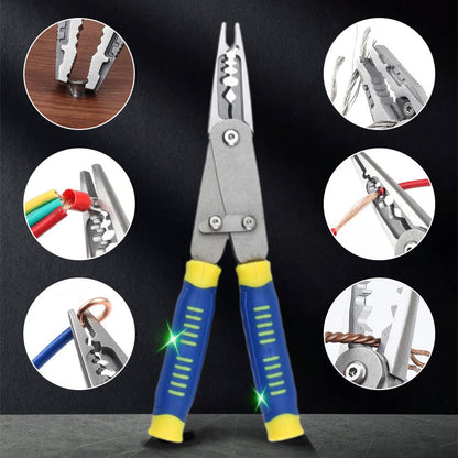Multi-Functional Adjustable Wire Stripper Pliers