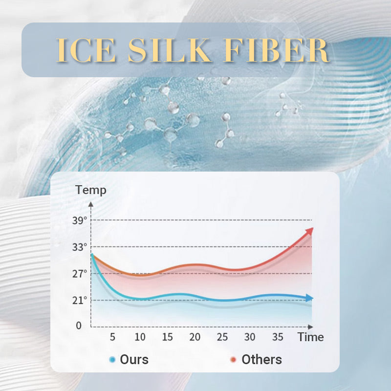 ✨Get Ready For Summer🛏️ Summer Simple Ice Silk Quilt❄️