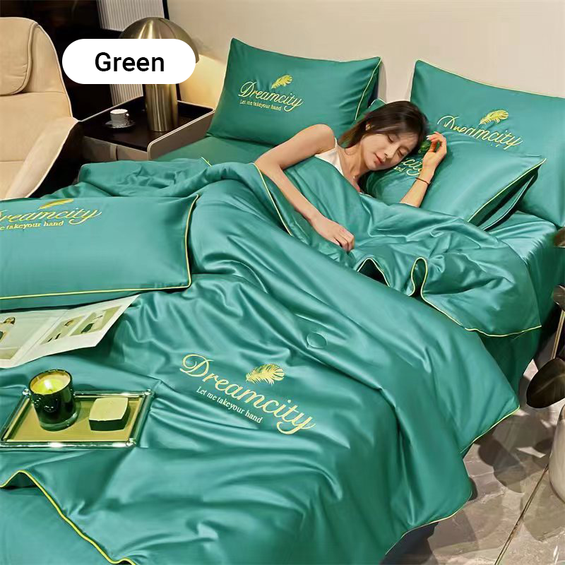 ✨Get Ready For Summer🛏️ Summer Simple Ice Silk Quilt❄️
