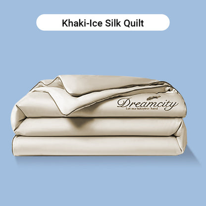 ✨Get Ready For Summer🛏️ Summer Simple Ice Silk Quilt❄️