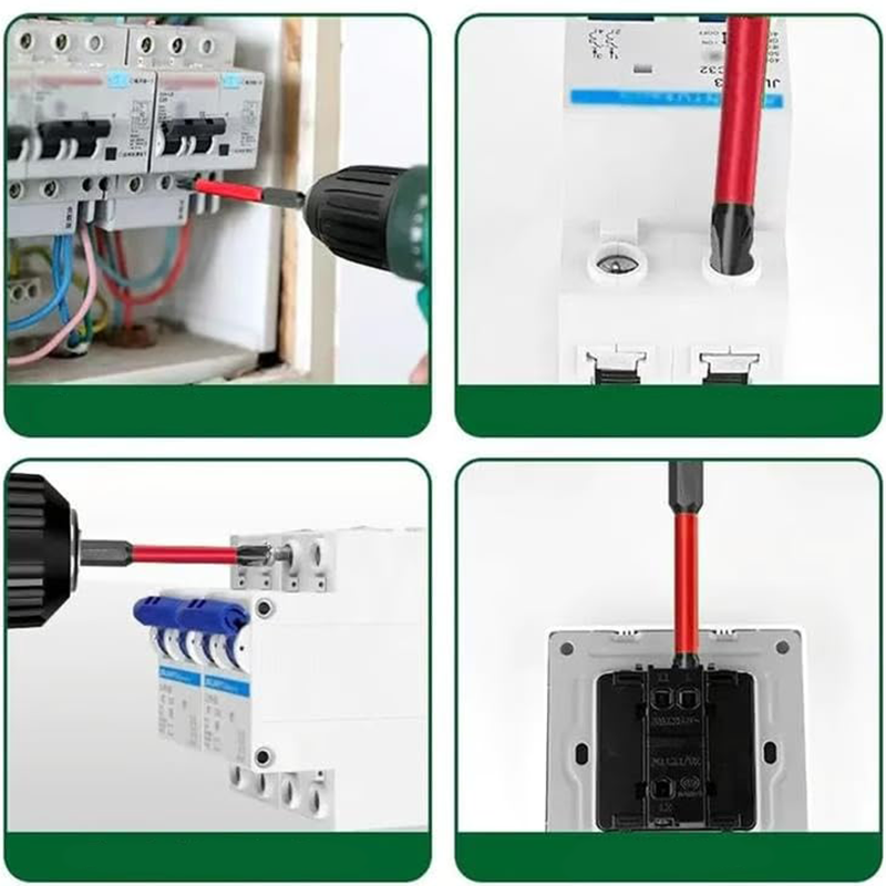 Phillips Slotted Screwdriver Bits for Electricians
