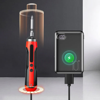 Multifunction Rechargeable Electric Screwdriver Set