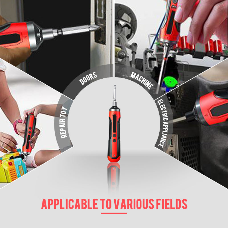 Multifunction Rechargeable Electric Screwdriver Set