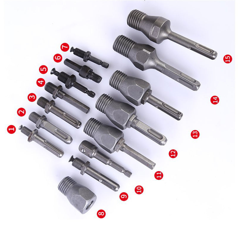 15 Styles Power Tool Adapter Connector Rods
