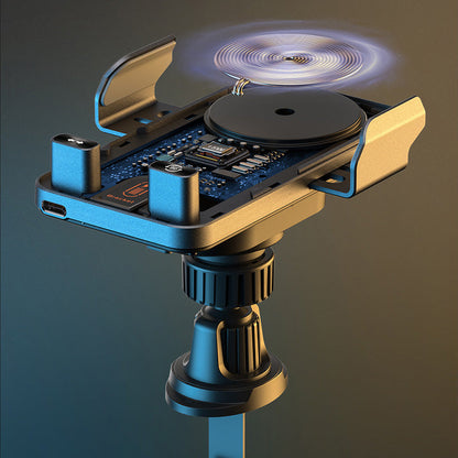 🚗 50% OFF NOW! 📱 2-in-1 Car Phone Holder & Wireless Charger – 360° Rotation, Strong Grip & Fast Charging 🔋