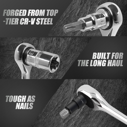 CR-V Steel Sockets Set