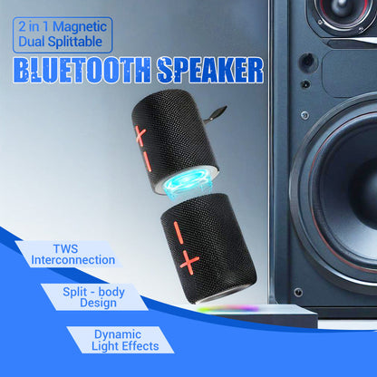 🎁 Hot Sale 49% OFF 🔥 2 in 1 Magnetic Dual Splittable Bluetooth Speaker