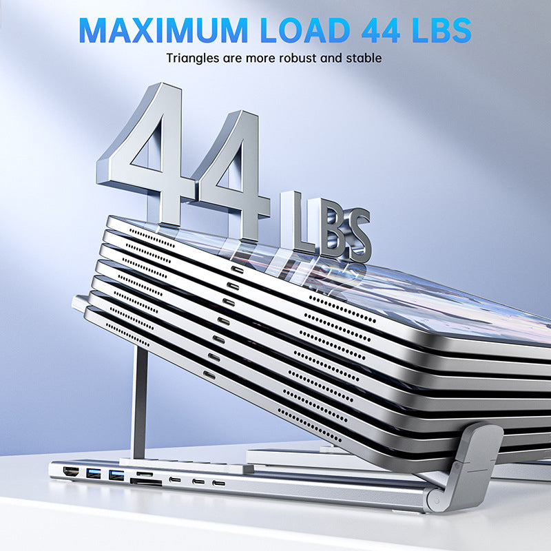 🖥️New Arrival Hot Sale - 40% OFF!⚡USB-C Docking Station Laptop Stand with 4K HDMI