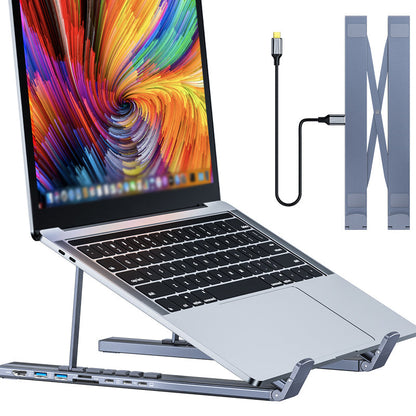 🖥️New Arrival Hot Sale - 40% OFF!⚡USB-C Docking Station Laptop Stand with 4K HDMI
