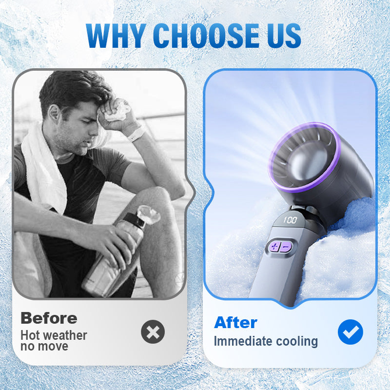 ⏰Limited-time offer🔥🔥Portable Handheld Turbo Fan💨