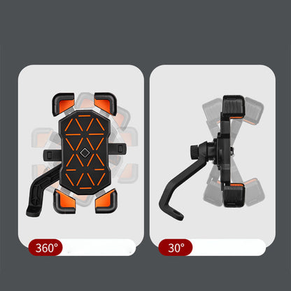 🚴‍♂️ LAST DAY 50% OFF! ✨ Universal Bike Phone Holder - 360° Rotation with Shockproof Silicone Grip for Secure Cycling & Outdoor Navigation 📱🔒