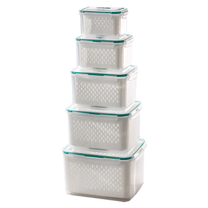 🔥Summer Hot Sale 49％ OFF💝2 in 1 Draining Fresh-Keep Food Container