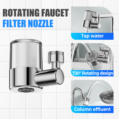 🔥 NEW! 720° Swivel Faucet Filter Nozzle Set: Clean water and perfect spray in one! 💦✨
