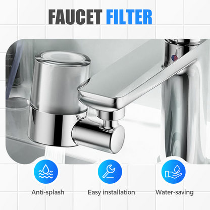🔥 NEW! 720° Swivel Faucet Filter Nozzle Set: Clean water and perfect spray in one! 💦✨