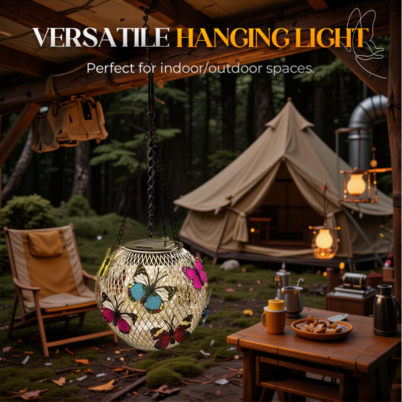 🎁2026 New Arrivals 49% OFF💥Solar Pendant Lamp Art Of Iron