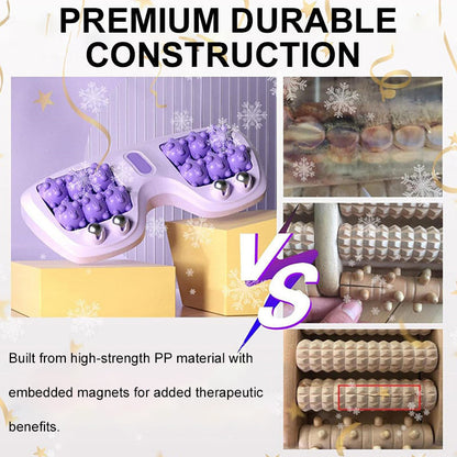 ⏰Hot Sale💜Portable Dual Foot Massage Roller🦶