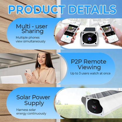 🔥49% off, free shipping ✨Solar Wireless Security Cameras