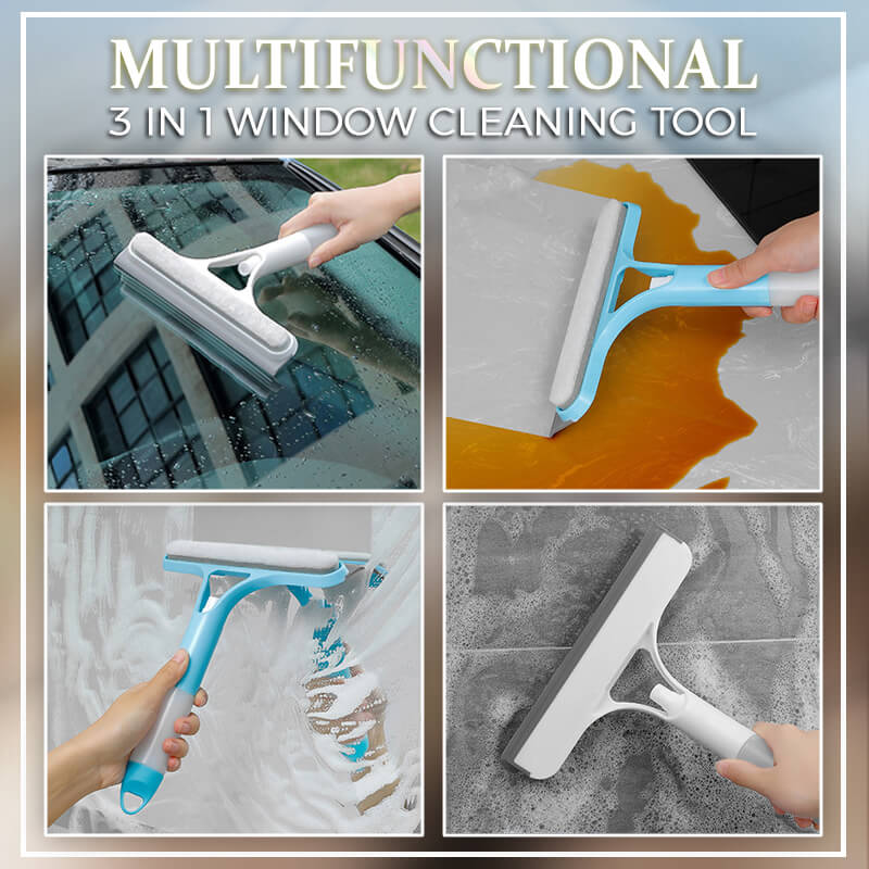 🧼 49% OFF NOW! 💧 3 in 1 Window Cleaning Tool – Spray, Scrub & Wipe, Streak-Free, Multi-Surface ✨