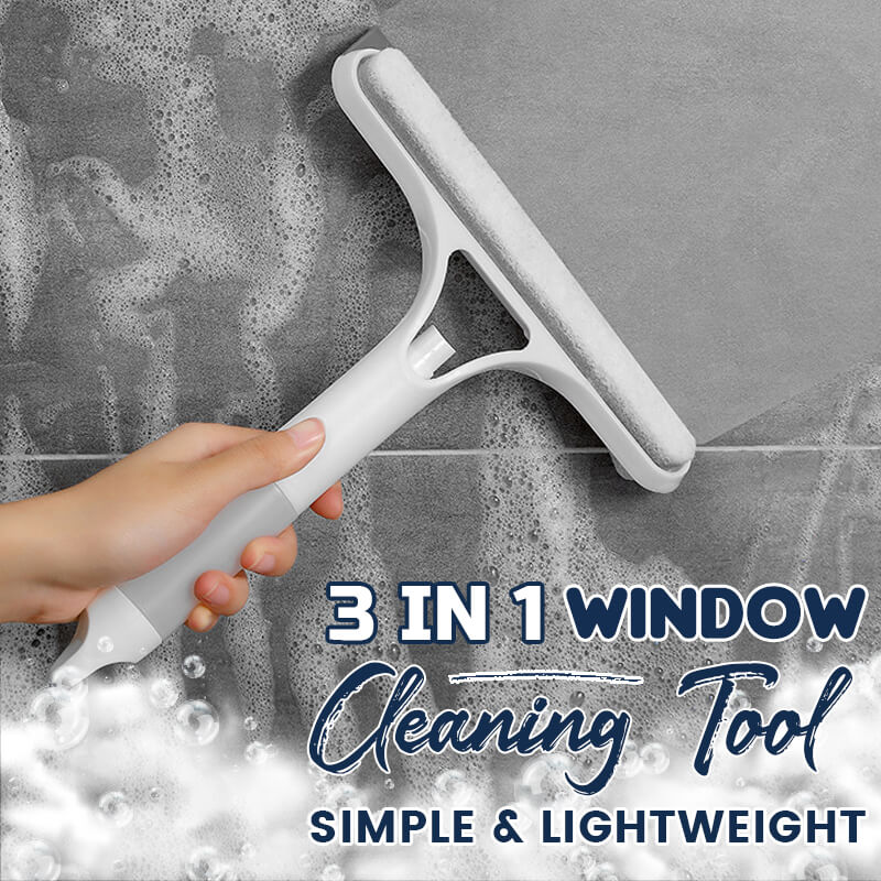 🧼 49% OFF NOW! 💧 3 in 1 Window Cleaning Tool – Spray, Scrub & Wipe, Streak-Free, Multi-Surface ✨