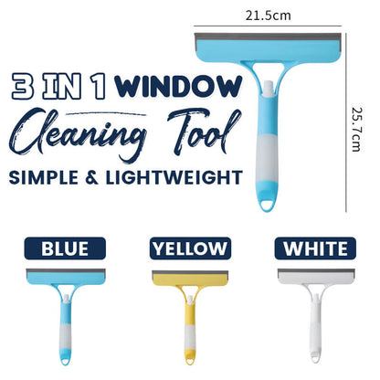 🧼 49% OFF NOW! 💧 3 in 1 Window Cleaning Tool – Spray, Scrub & Wipe, Streak-Free, Multi-Surface ✨