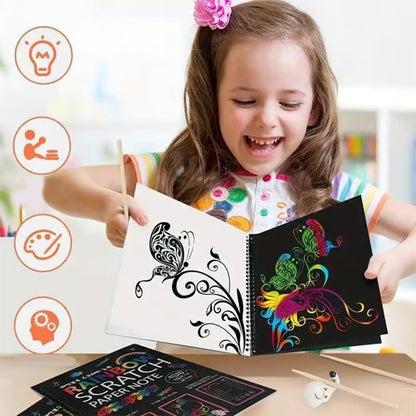 🔥Hot Sale 49% OFF🌈✍️Rainbow Magic Scratch Paper
