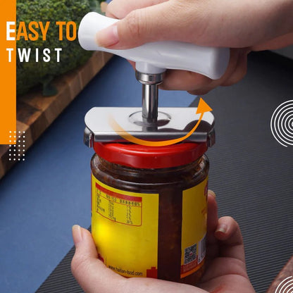 🥫 49% OFF NOW! 🔧 Easy Adjustable Stainless Steel Cap Opener – Fits 3–9.5cm Lids, Multi-Function & Arthritis-Friendly – Must-Have Kitchen Tool ✨