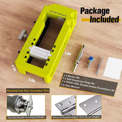🔥49% OFF!🛠️Hinge Door Lock Hole Positioner Kit Set