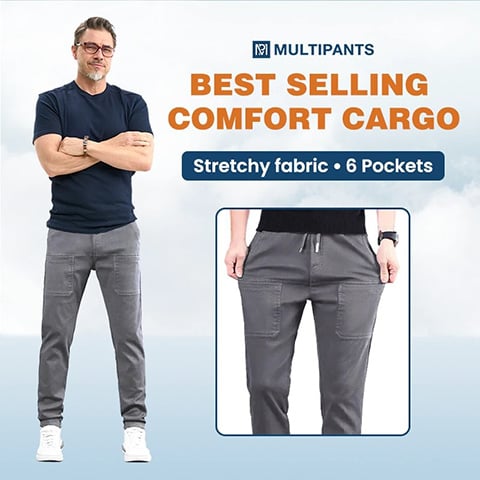 🎁Hot Sale 49% OFF🏆MultiPants – High Stretch Multi-pocket Durable Cargo Pants1