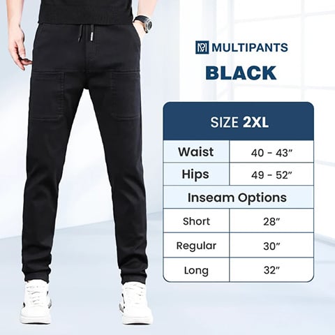 🎁Hot Sale 49% OFF🏆MultiPants – High Stretch Multi-pocket Durable Cargo Pants1