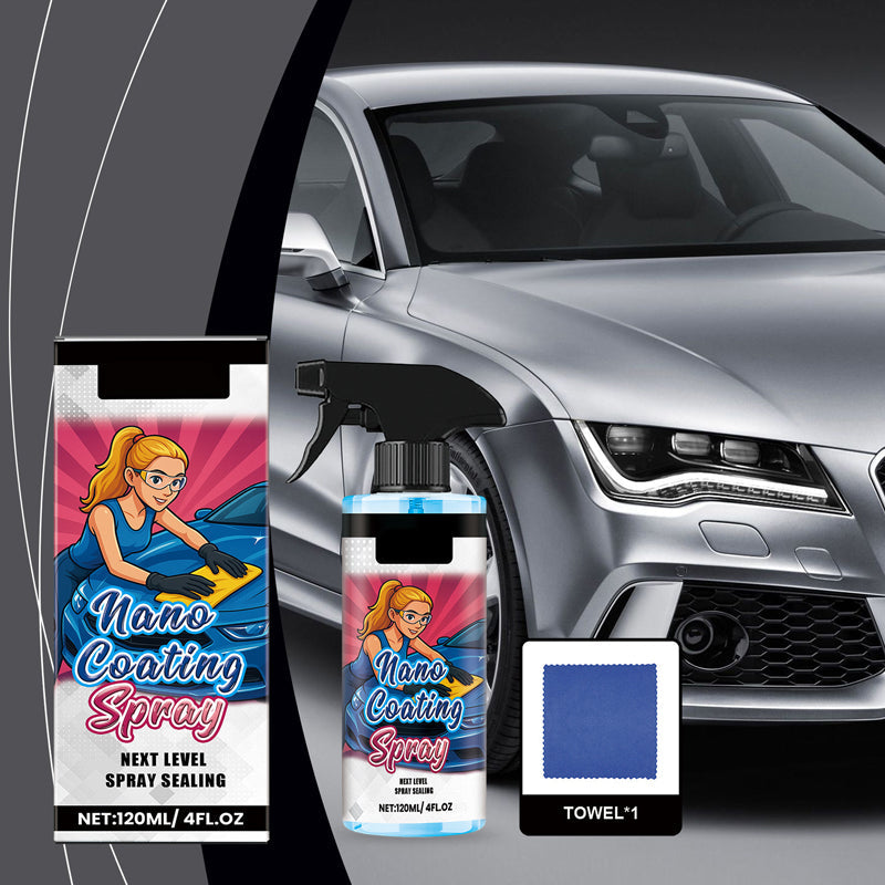 🚗 BUY 2 GET 1 FREE! ✨ High-Gloss Polishing Spray—Long-lasting UV protection/water-repellent, compatible with paintwork, rims, and glass. Instantly transforms beginners into maintenance pros!🚗💫