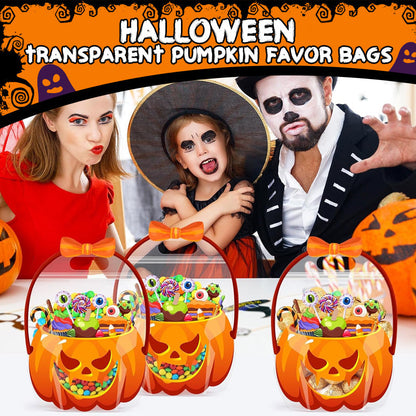 🎃LIMITED-TIME 49% OFF🍬50K+ SOLD👻 Halloween Treat Bags – Pumpkin Design, Resealable Zipper – Easy Carry Handle – 10-Pack – Ideal for Trick-or-Treat & Parties! 🛡️💨
