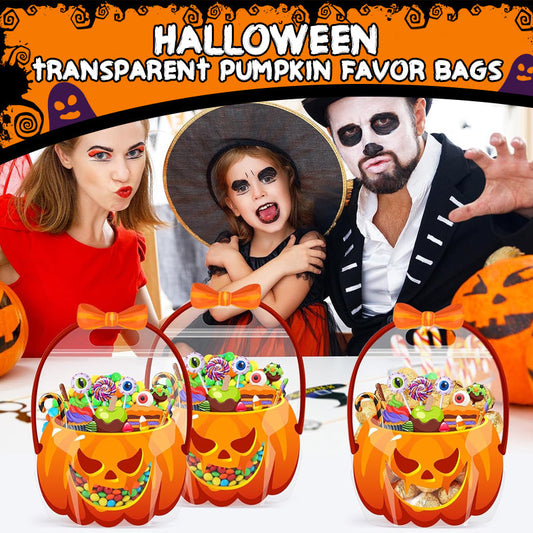 🎃LIMITED-TIME 49% OFF🍬50K+ SOLD👻 Halloween Treat Bags – Pumpkin Design, Resealable Zipper – Easy Carry Handle – 10-Pack – Ideal for Trick-or-Treat & Parties! 🛡️💨