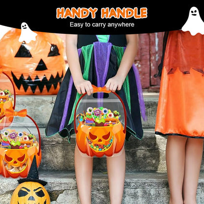 🎃LIMITED-TIME 49% OFF🍬50K+ SOLD👻 Halloween Treat Bags – Pumpkin Design, Resealable Zipper – Easy Carry Handle – 10-Pack – Ideal for Trick-or-Treat & Parties! 🛡️💨