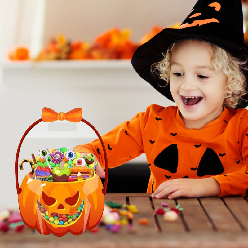 🎃LIMITED-TIME 49% OFF🍬50K+ SOLD👻 Halloween Treat Bags – Pumpkin Design, Resealable Zipper – Easy Carry Handle – 10-Pack – Ideal for Trick-or-Treat & Parties! 🛡️💨