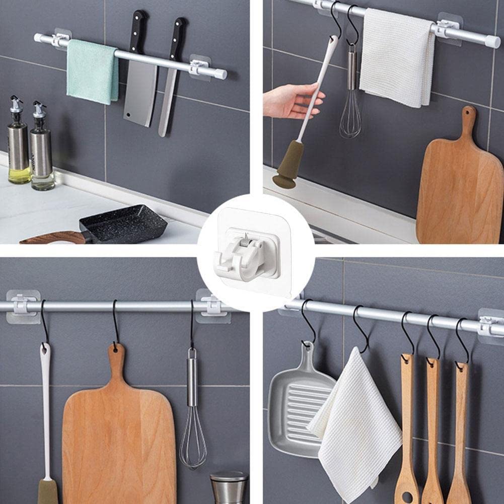 🔥Buy 2 Get 1 Free💥Nail-Free Adjustable Curtain Rod Holders (set of 2)