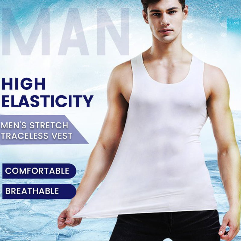 🔥Summer Special Offer👕Men's Stretch Privacy-Protecting Seamless Vest