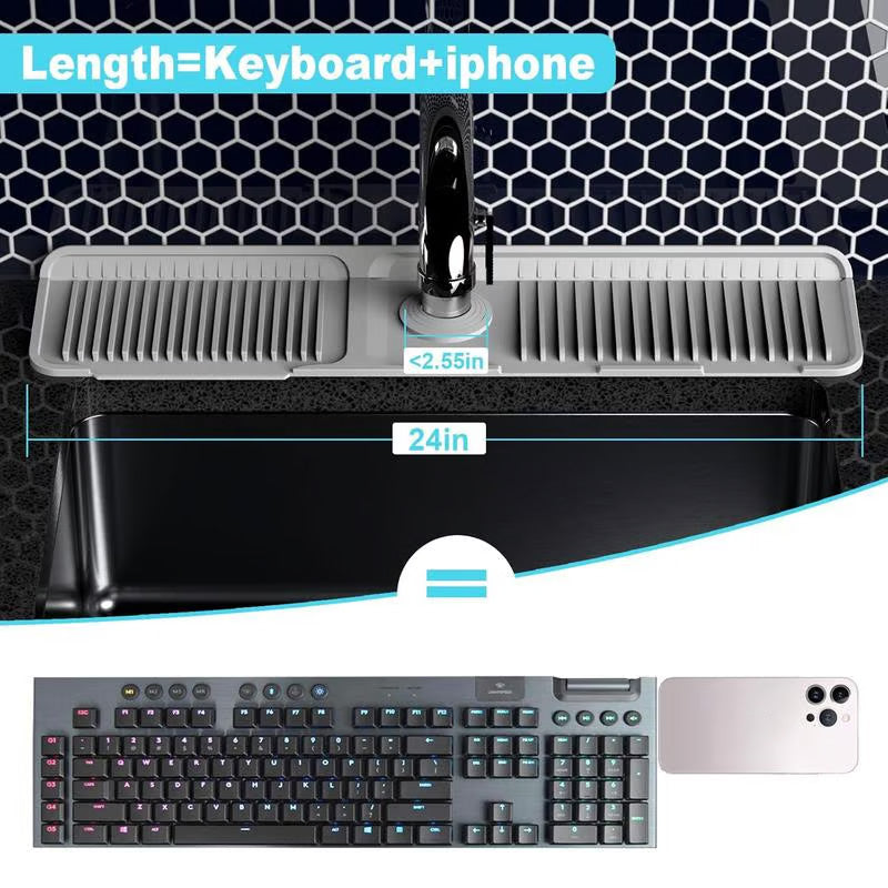 📢📢49% OFF!!⏰Quick-Dry Faucet Mat for Kitchen Sink