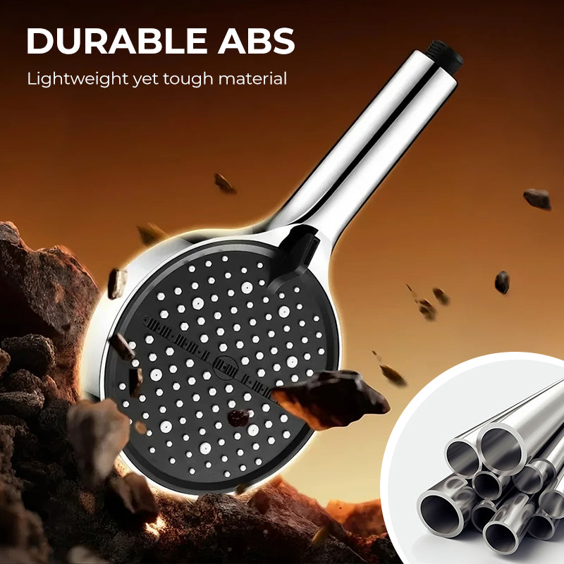 🚿 The 7-Speed Boost Showerhead is here! 15cm large panel + handheld sprayer function—one unit for both showering and cleaning ✨ Compatible with standard shower hoses 💧