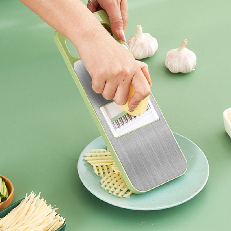 📢 49% OFF NOW! 🔪 Multifunctional Kitchen Chopper with Hand Guard – 5 Blades, Non-Slip Base & Quick Vegetables Chopping 🥕⚠️📦
