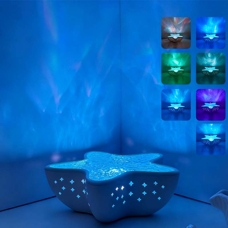 ✈️Free Shipping!🌊🌟Starfish Ocean Wave Projector Light🎁