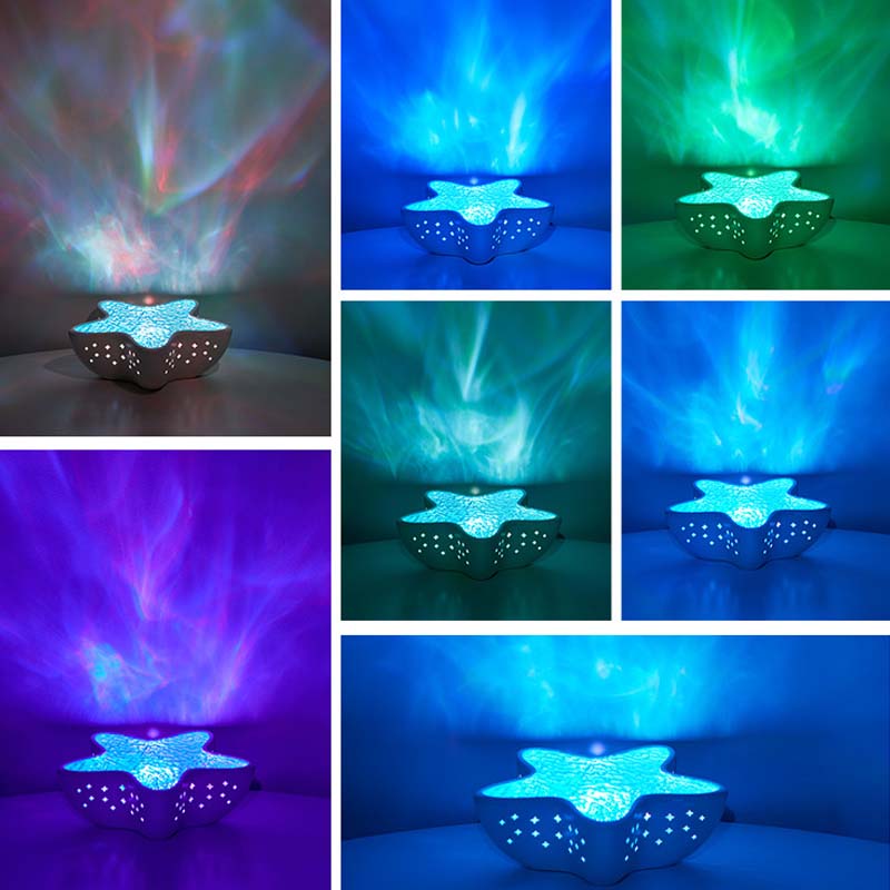 ✈️Free Shipping!🌊🌟Starfish Ocean Wave Projector Light🎁